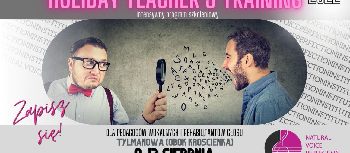 Holiday Teacher's Training 2022